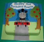 thomas the tank engine train birthday cake